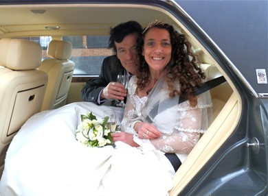 Newly Weds in Rolls Royce